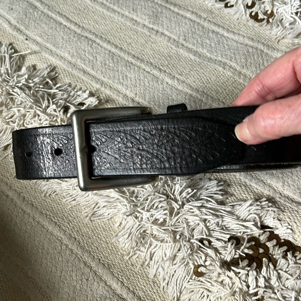 Gap black leather pre worn men’s size 38 belt